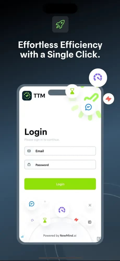 Mesaim - Time task management portal for NewMind AI