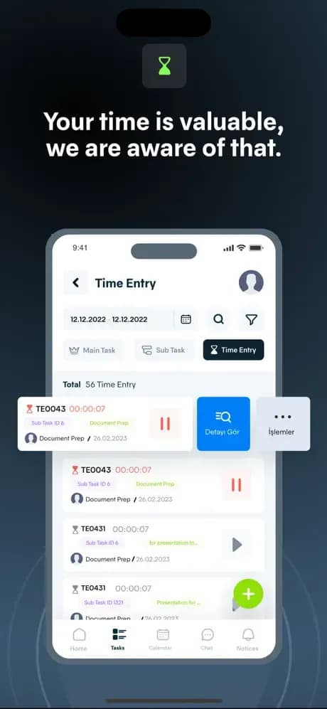 Mesaim - Time task management portal for NewMind AI