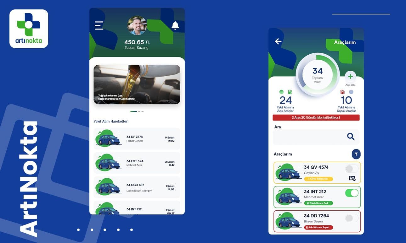 ArtıNokta — Corporate Fuel Management & Digital Payment Platform