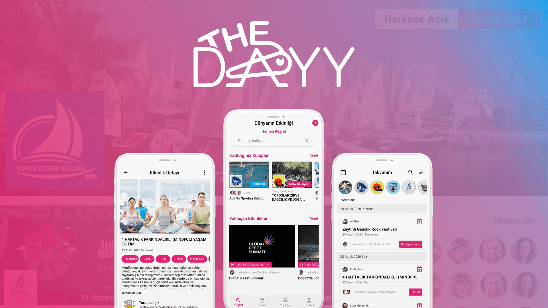 TheDayy — Sosyal Etkinlik Pazaryeri ve Topluluk Platformu