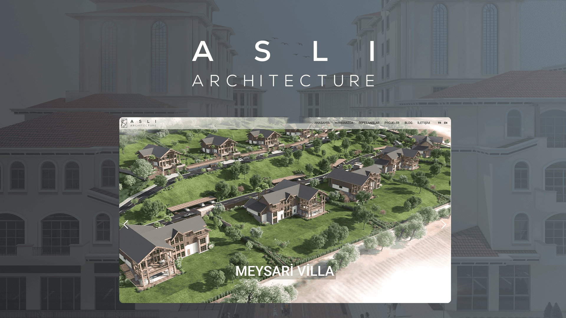 Aslı Mimarlık Kurumsal Web Sitesi