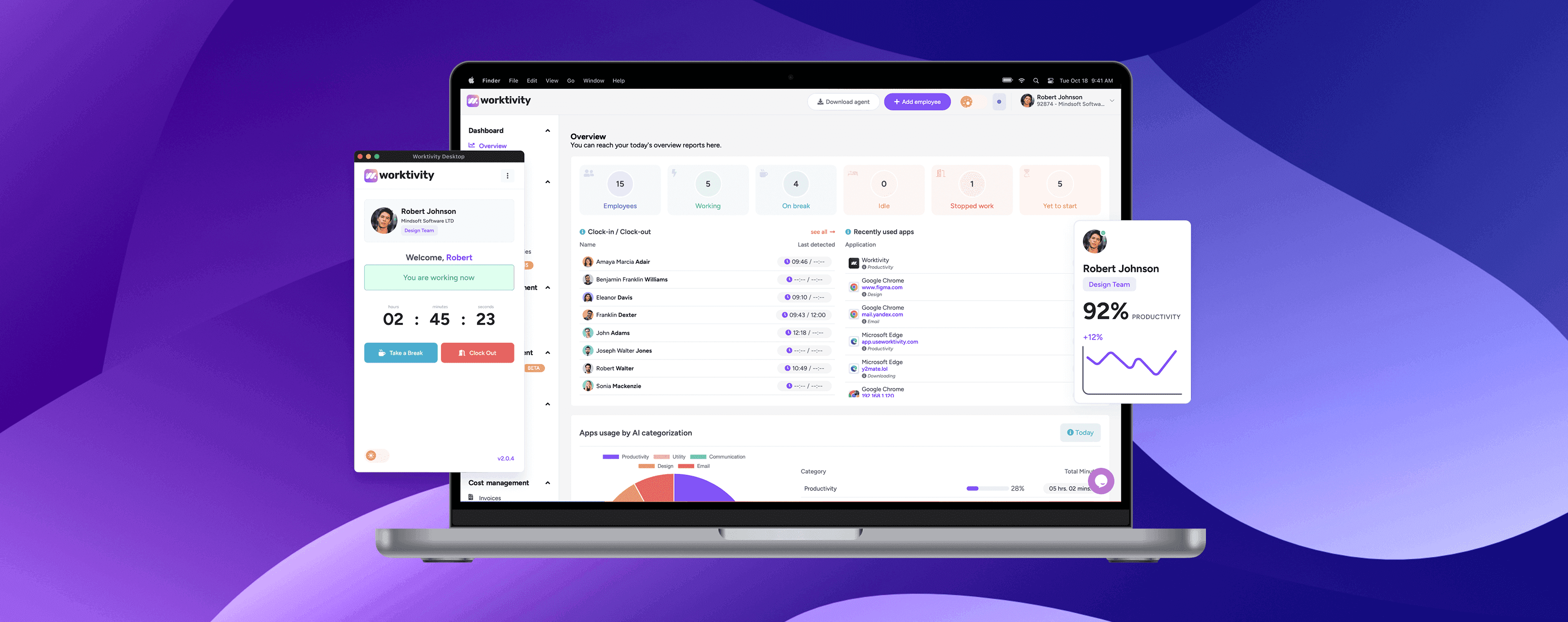 Worktivity : AI-Powered Productivity & Workforce Management Platform