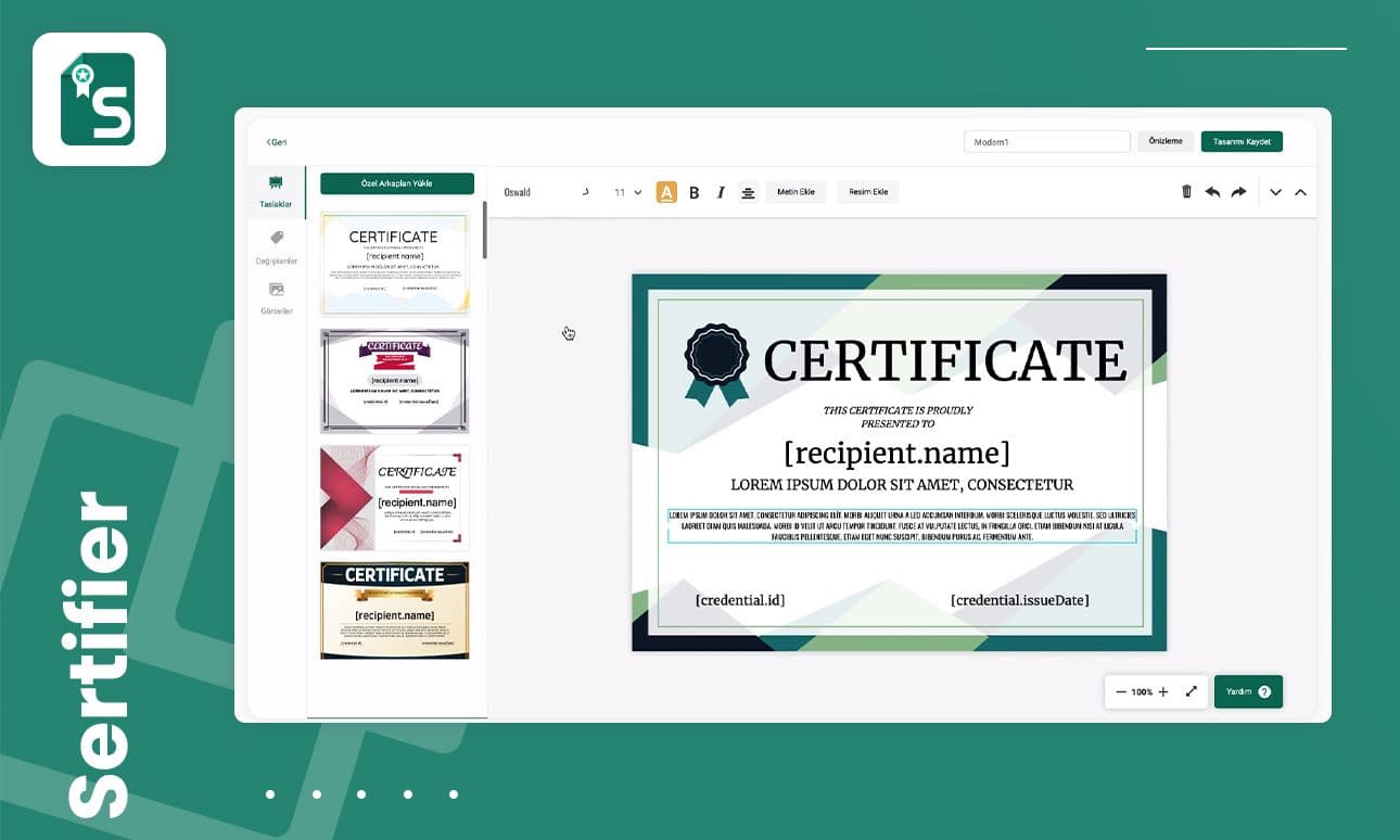 Sertifier - Smart Certificate & Digital Credential Platform