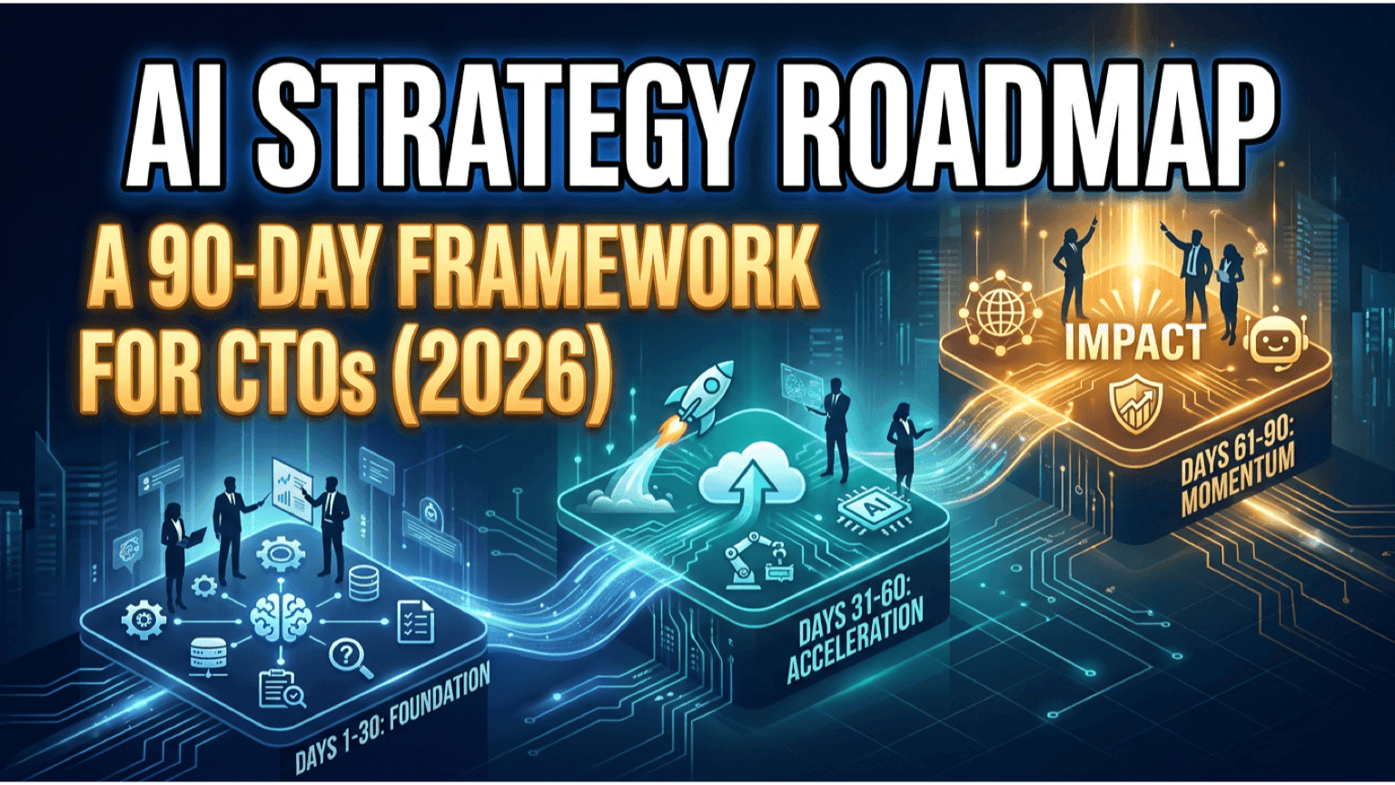 AI Strategy Roadmap: A 90-Day Framework for CTOs (2026)