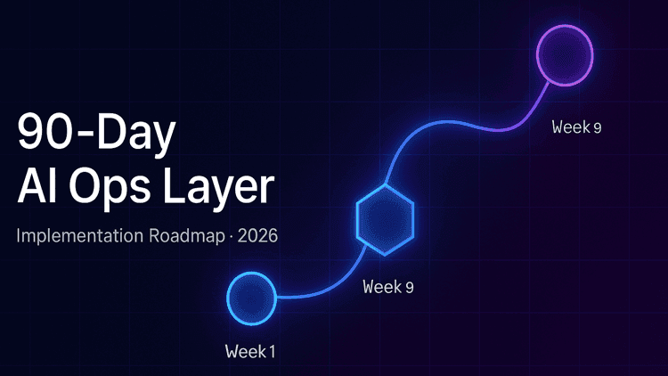 How to Wire an AI Operations Layer Over Existing ERP: A 90-Day Roadmap