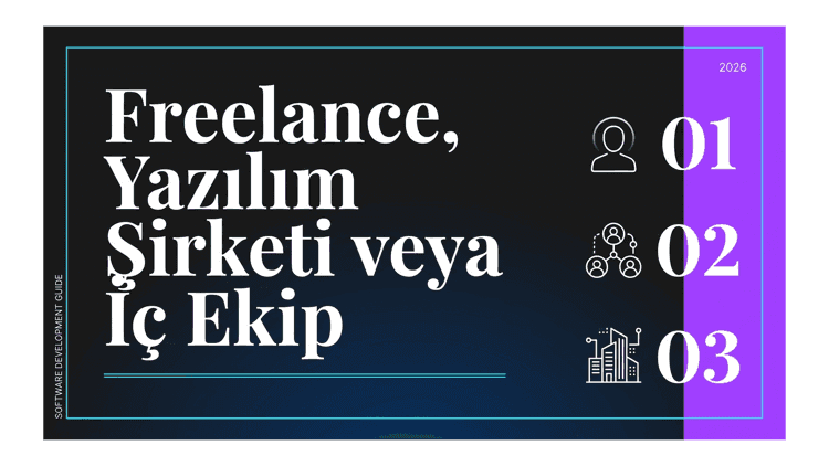 Freelance, Yazılım Şirketi veya İç Ekip: 2026 Yazılım Geliştirme Modeli Karar Rehberi