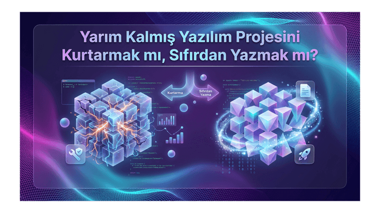 Yarım Kalmış Yazılım Projesini Kurtarmak mı, Sıfırdan Yazmak mı? 2026 Karar Rehberi