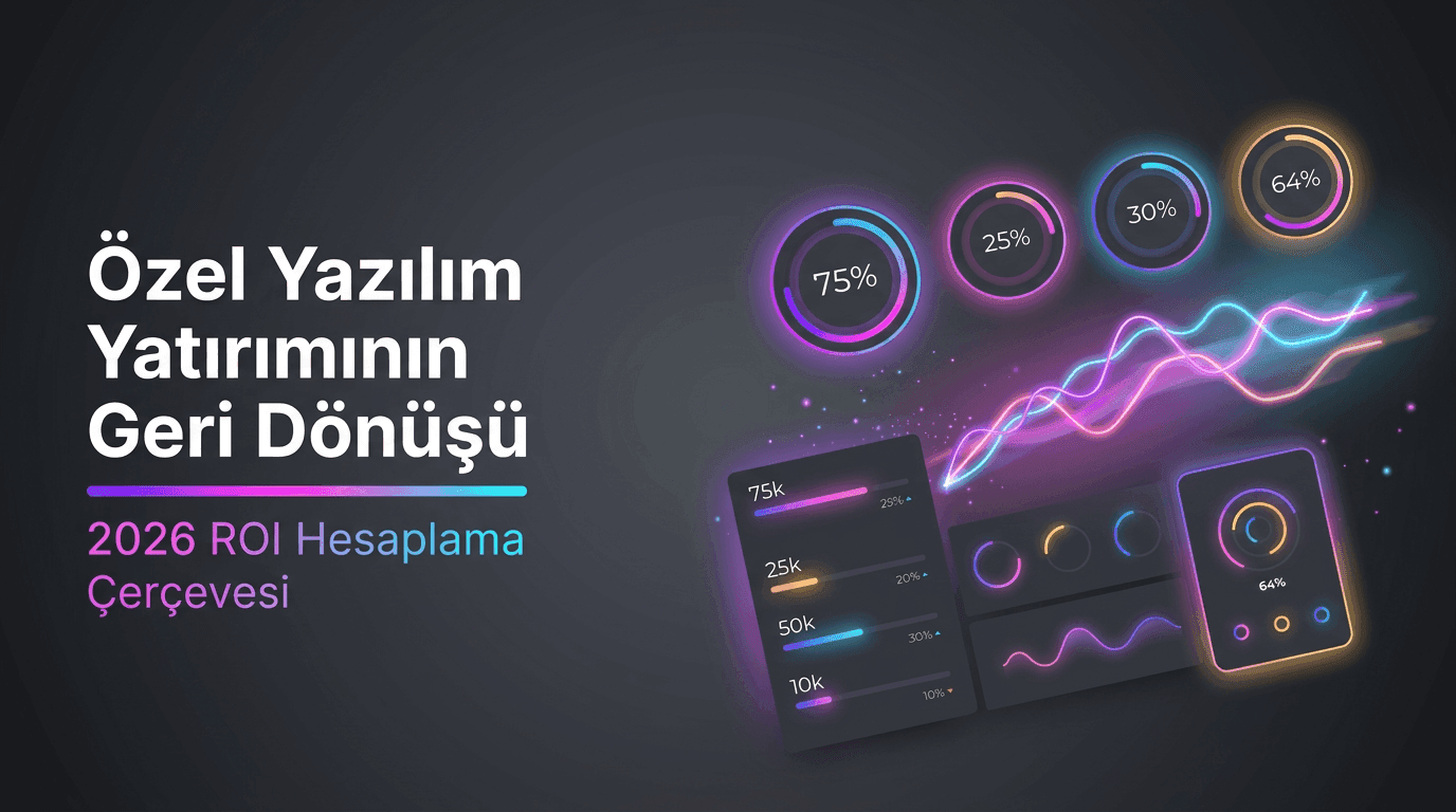Özel Yazılım Yatırımının Geri Dönüşü: 2026 ROI Hesaplama Çerçevesi
