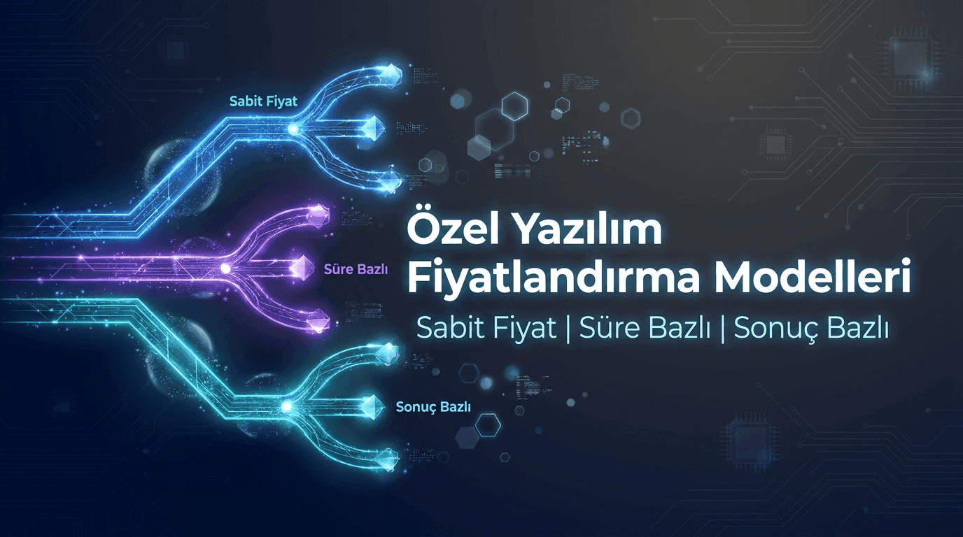 Özel Yazılım Fiyatlandırma Modelleri: Sabit Fiyat mı, Süre Bazlı mı, Sonuç Bazlı mı? 