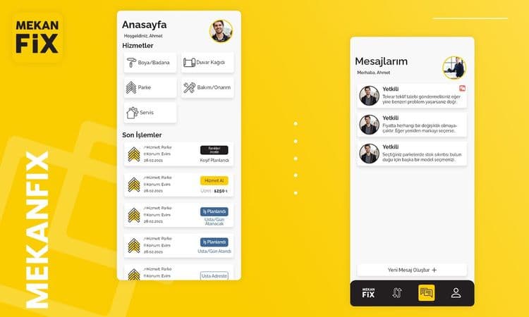 MekanFix — Talebe Dayalı Ev Hizmetleri Pazaryeri