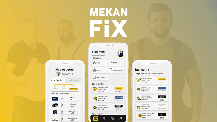 MekanFix — Talebe Dayalı Ev Hizmetleri Pazaryeri