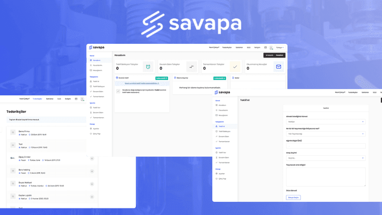 Savapa — Akıllı Lojistik & Tedarik Platformu