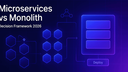 Microservices vs Monolith: A Decision Framework for Enterprise CTOs in 2026