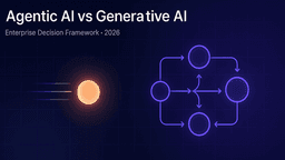 Agentic AI vs Generative AI: Enterprise Decision Framework (2026)