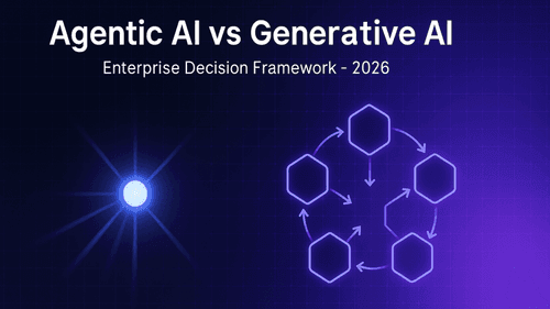 Agentic AI vs Generative AI: Enterprise Decision Framework (2026)