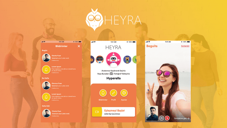 Heyra: Duygusal Destek için Video Sohbet Platformu