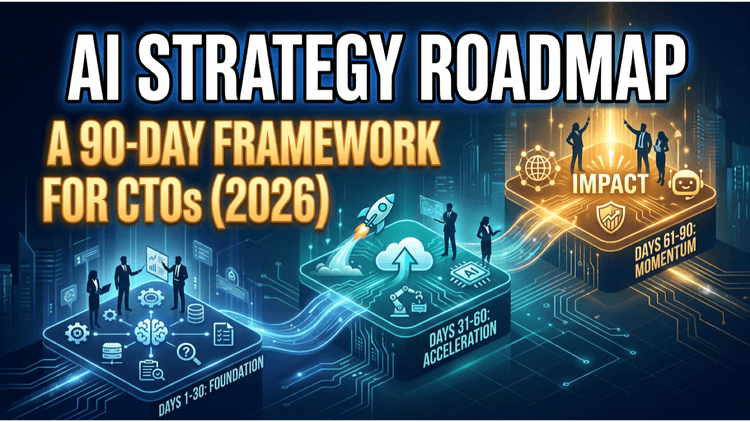 AI Strategy Roadmap: A 90-Day Framework for CTOs (2026)