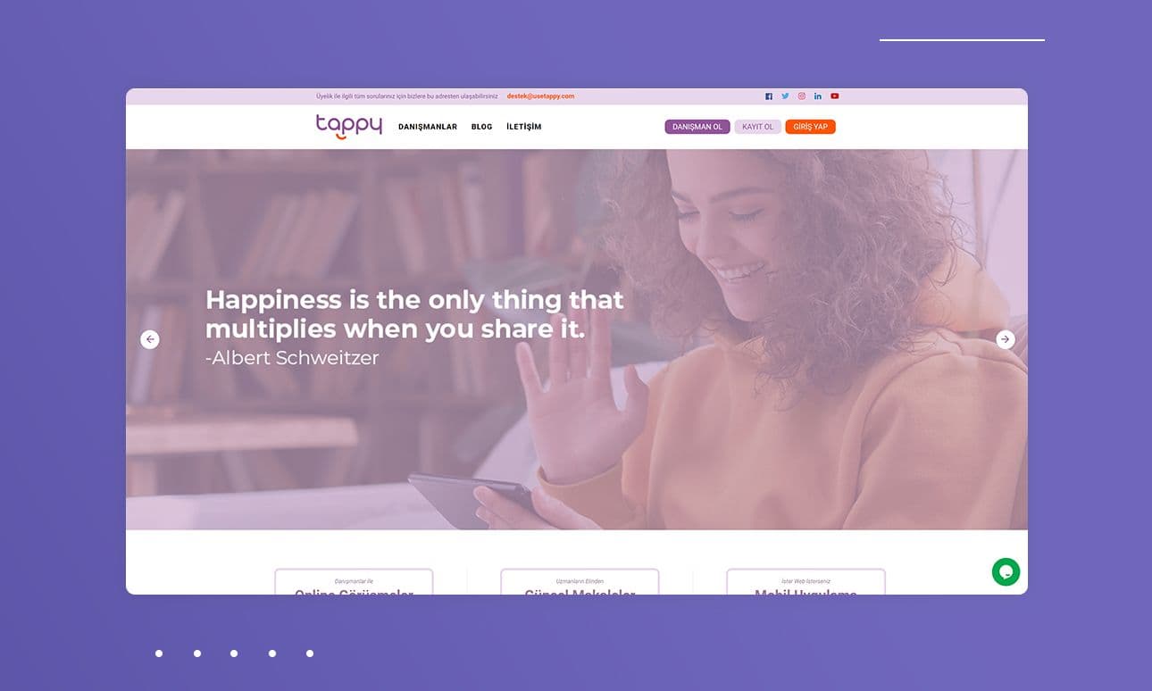 Tappy - Online Therapy & Mental Wellbeing Platform
