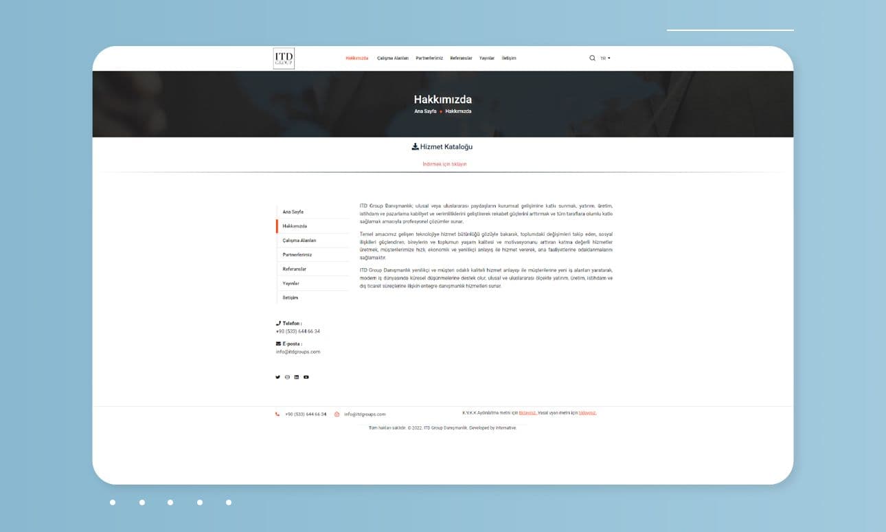 ITD Group Websitesi