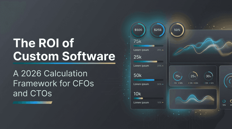 The ROI of Custom Software: A 2026 Calculation Framework for CFOs and CTOs