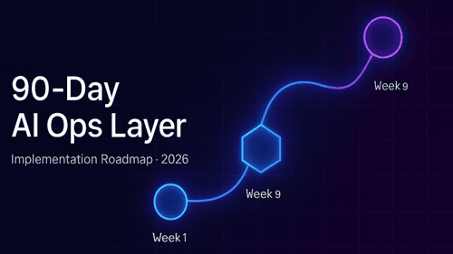 How to Wire an AI Operations Layer Over Existing ERP: A 90-Day Roadmap